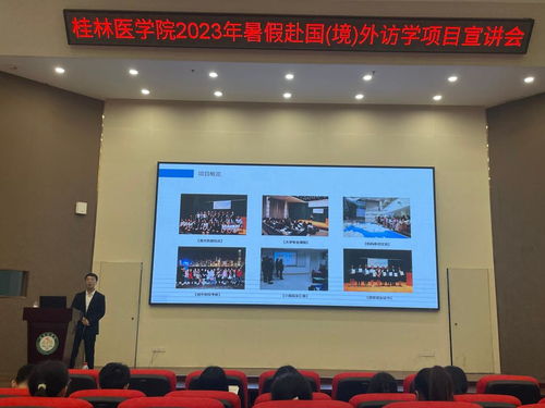 国际合作与交流处举行学生出国 境 访学项目宣讲会